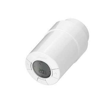 Термостат Living eco электронный с адаптерами клипсовым RA и M30x1,5